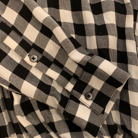 Wrap-Front Shirt in Buffalo Check - Picture 6 of 7